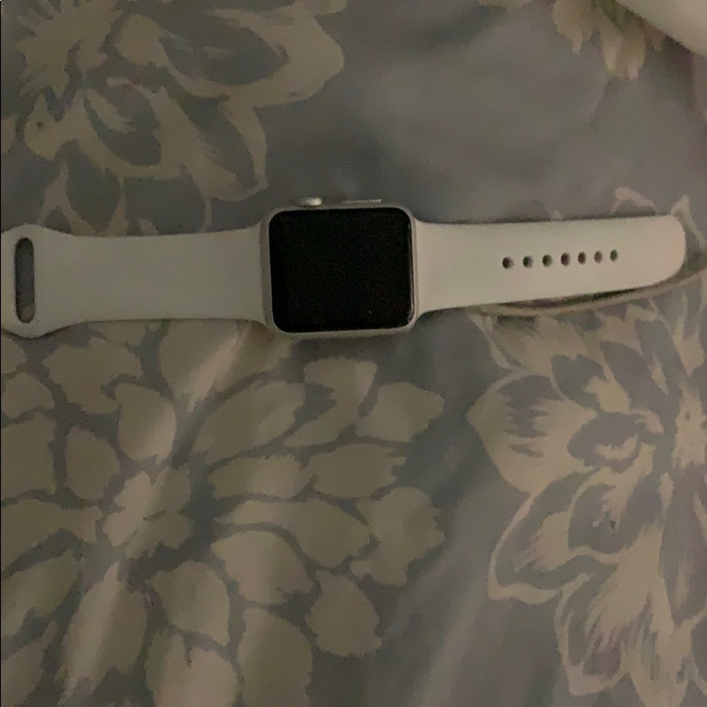 Apple Watch 38mm with white band